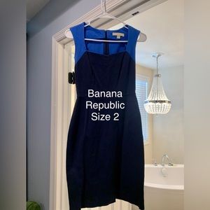 Banana Republic blue/navy dress